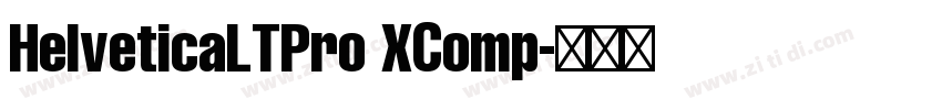 HelveticaLTPro XComp字体转换